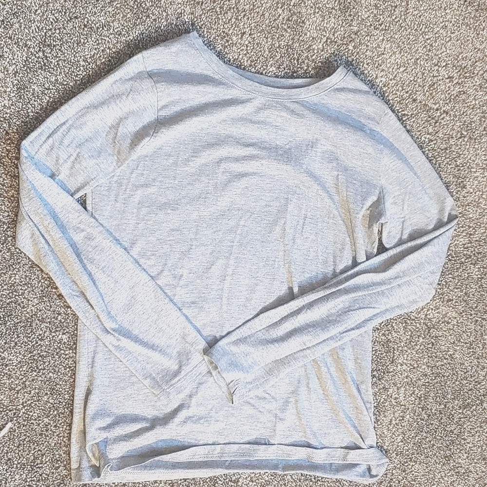 Plain Gray Long Sleeve
